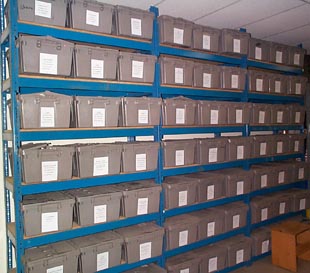 Just one row of many filled with Genset Parts! Just Click to view our Extensive Inventory!